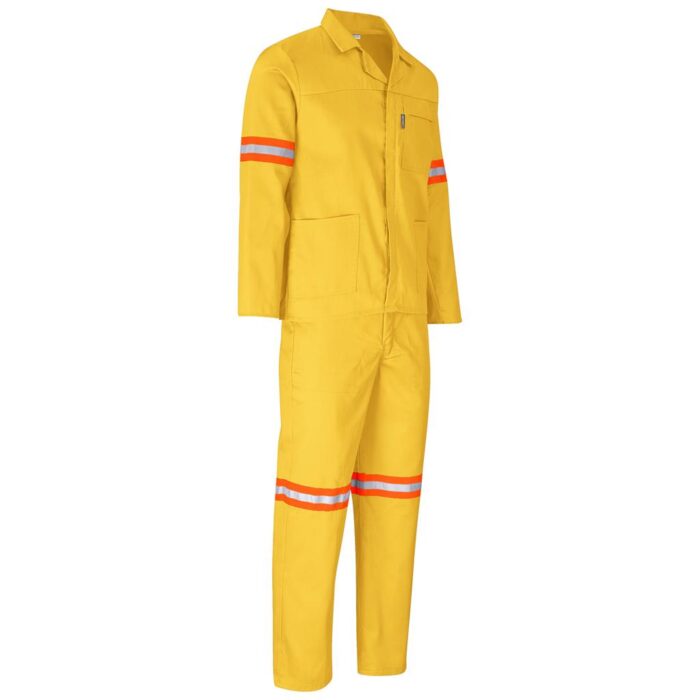 Trade Polycotton Conti Suit - Reflective Arms & Legs - Orange Tape