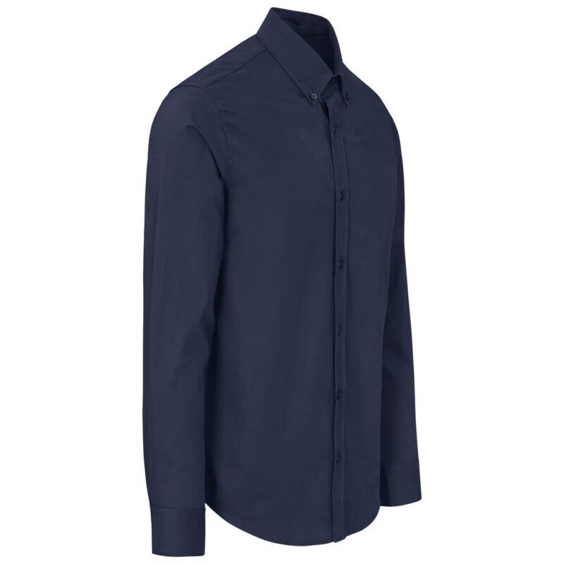Mens Long Sleeve Cotton Twill Moderna  Shirt