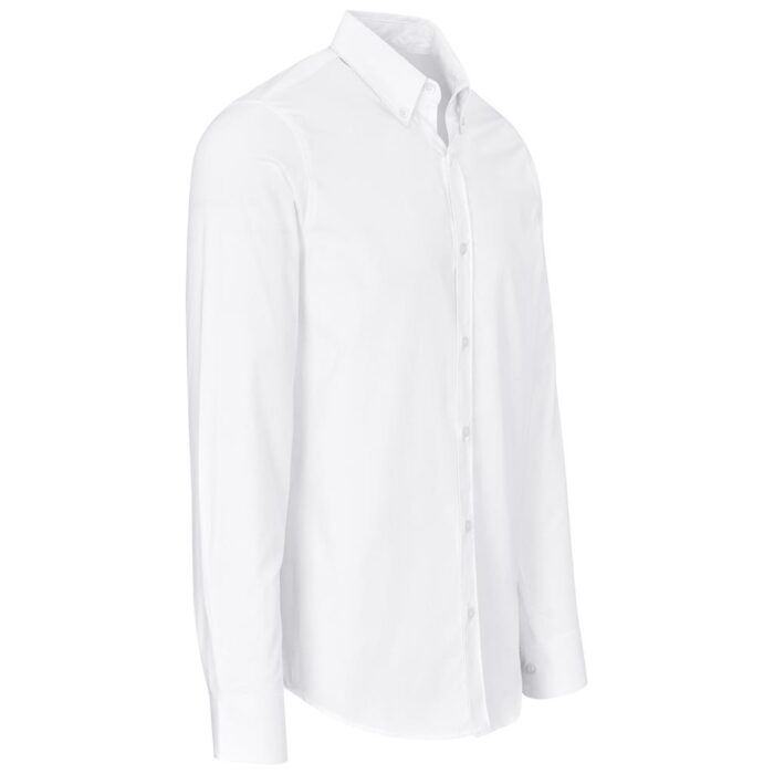 Mens Long Sleeve Cotton Twill Moderna  Shirt