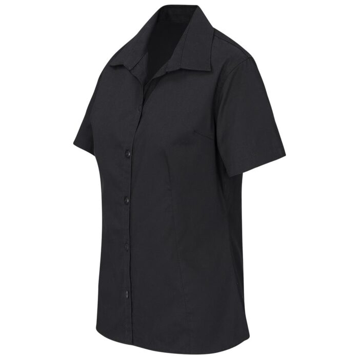 Ladies Short Sleeve Cotton Twill Moderna Shirt