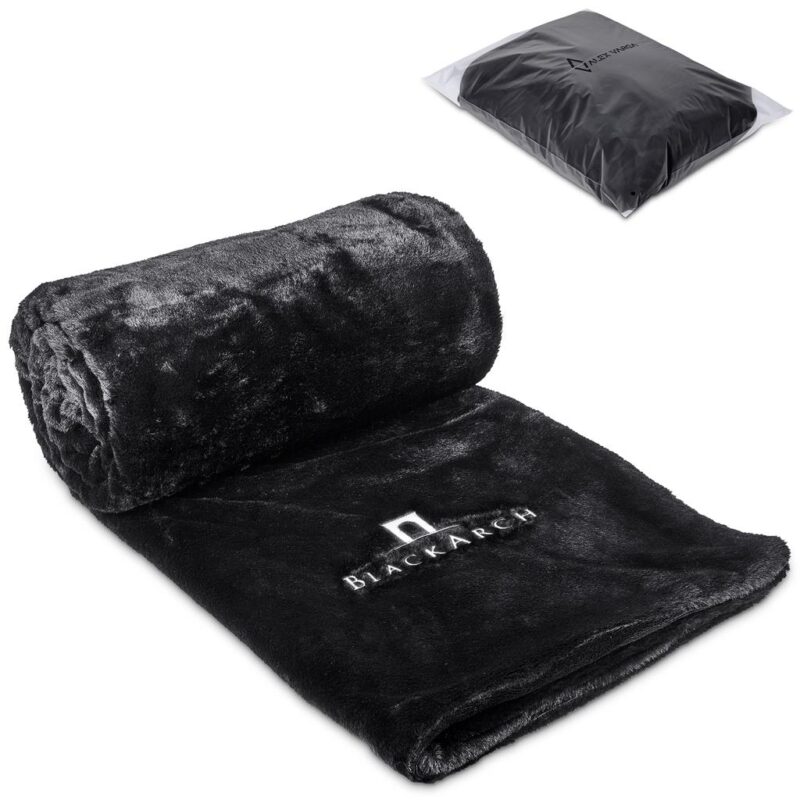 Alex Varga Palazzo Faux Fur Fleece Blanket