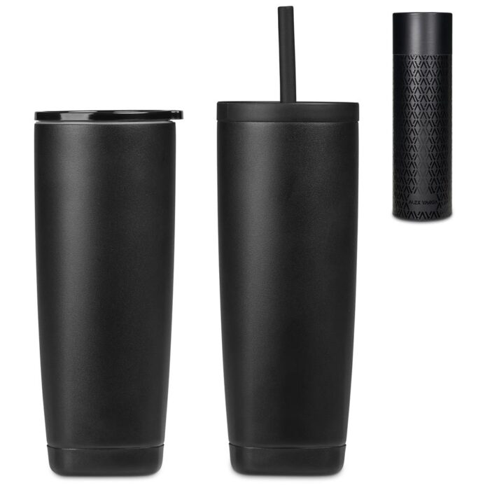 Alex Varga Aurelian Stainless Steel 2-in-1 Vacuum Tumbler & Straw