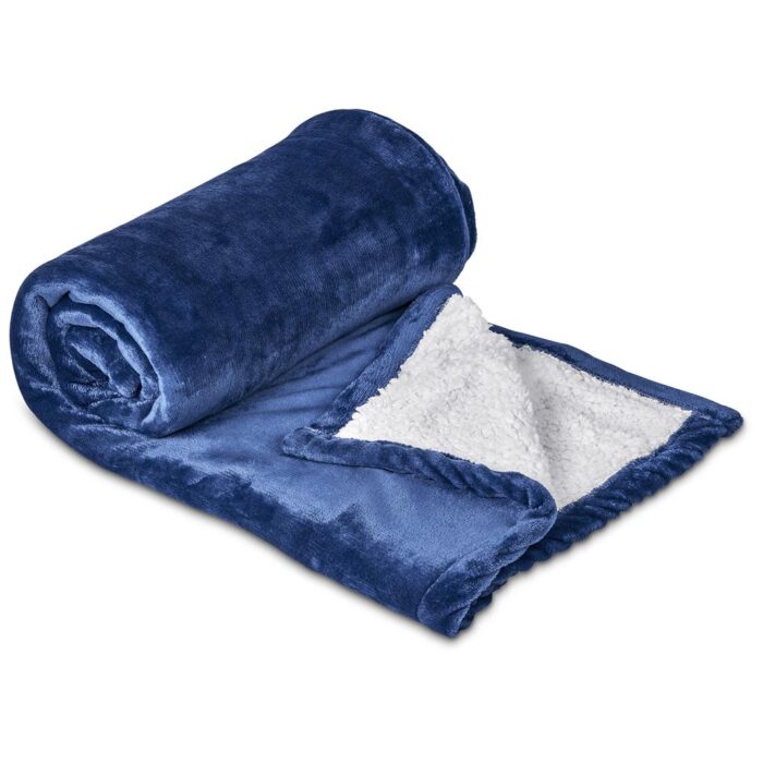 Serendipio Glacial Sherpa Fleece Blanket