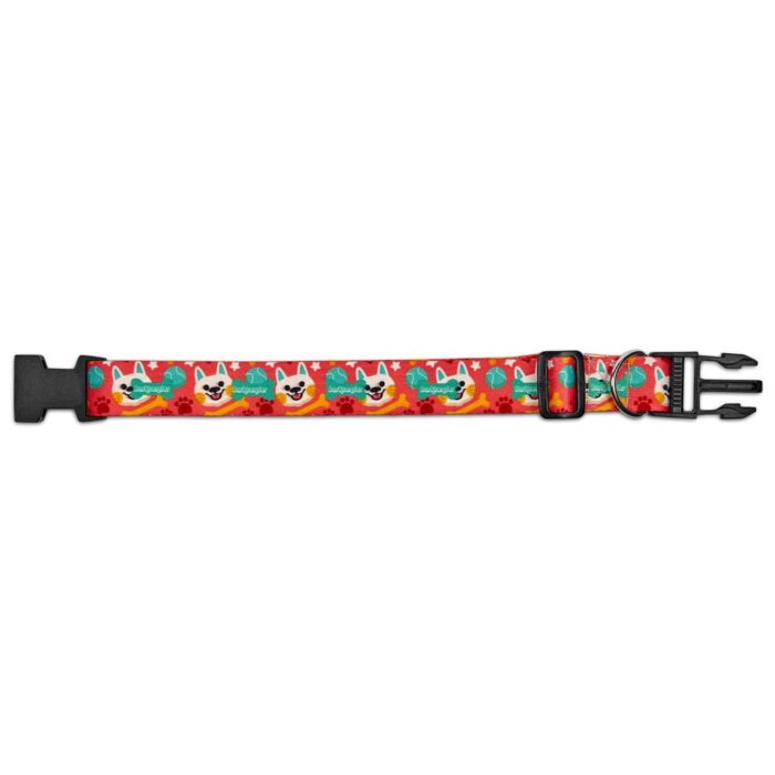 Pre-Printed Sample Hoppla Rambo Polyester Dog Collar