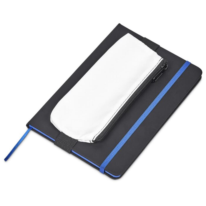 Pre-Production Sample Hoppla Lagoon Polyester Pencil Case To Fit Over An A5 Notebook