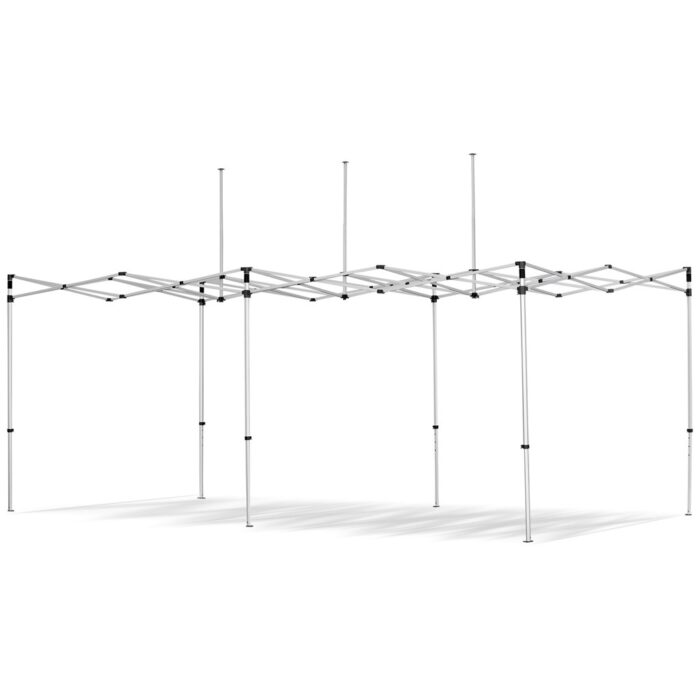 Coated Steel Sublimated Gazebo 6m x 3m -  2 Long Full-Wall Skins