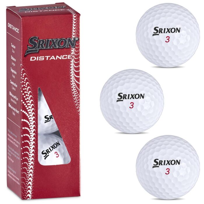 Srixon Distance Golf Balls Sleeve of 3