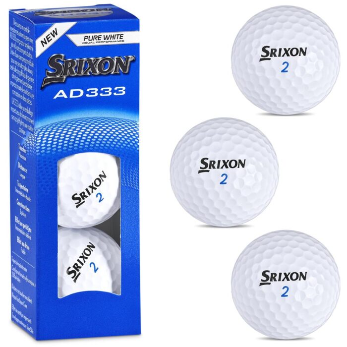 Srixon AD333 Golf Balls Sleeve of 3