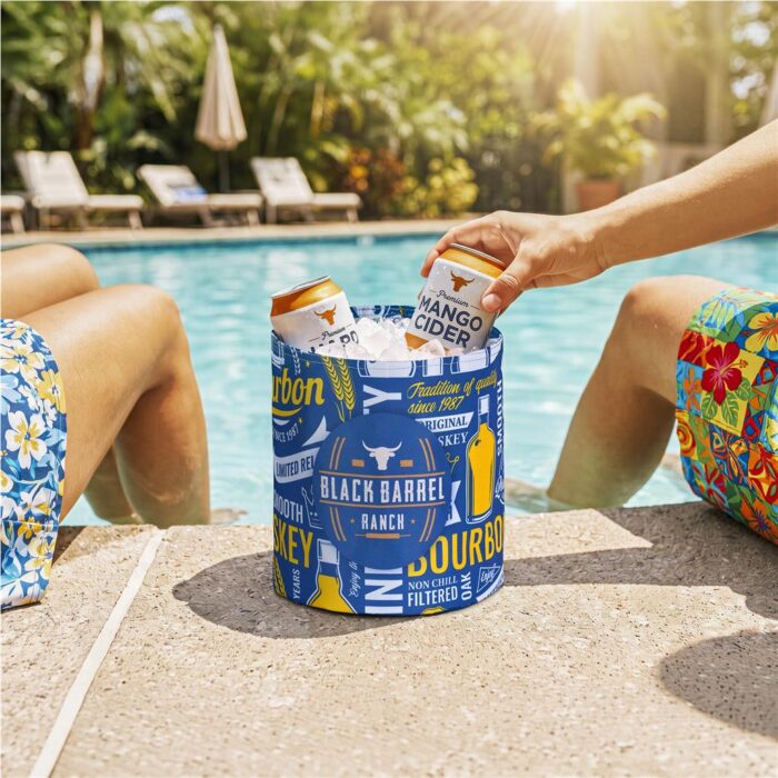 Hoppla Coldford Polyester Collapsible Ice Bucket