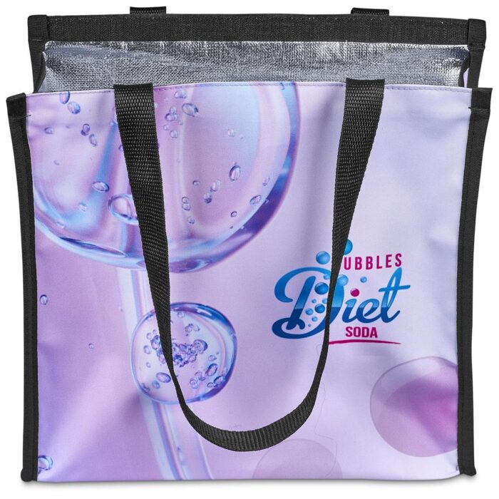 Pre-Printed Sample Hoppla Novaya Small Polyester Tote Cooler Bag