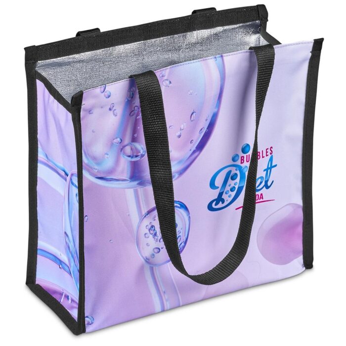 Pre-Printed Sample Hoppla Novaya Small Polyester Tote Cooler Bag